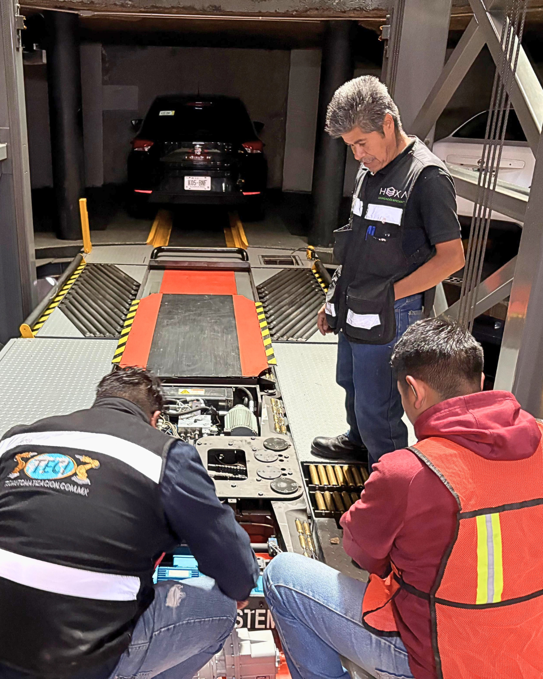 Automatización de valet parking TECI